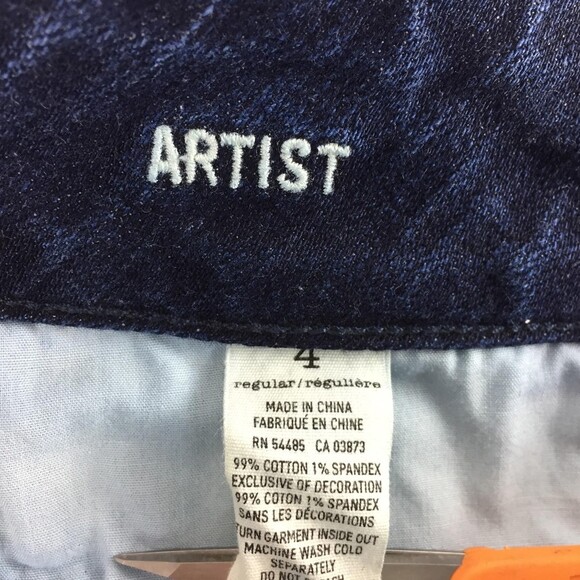 American Eagle Jeans Women Size 4 Stretch Artist Straight Leg Low Rise - Picture 11 of 12